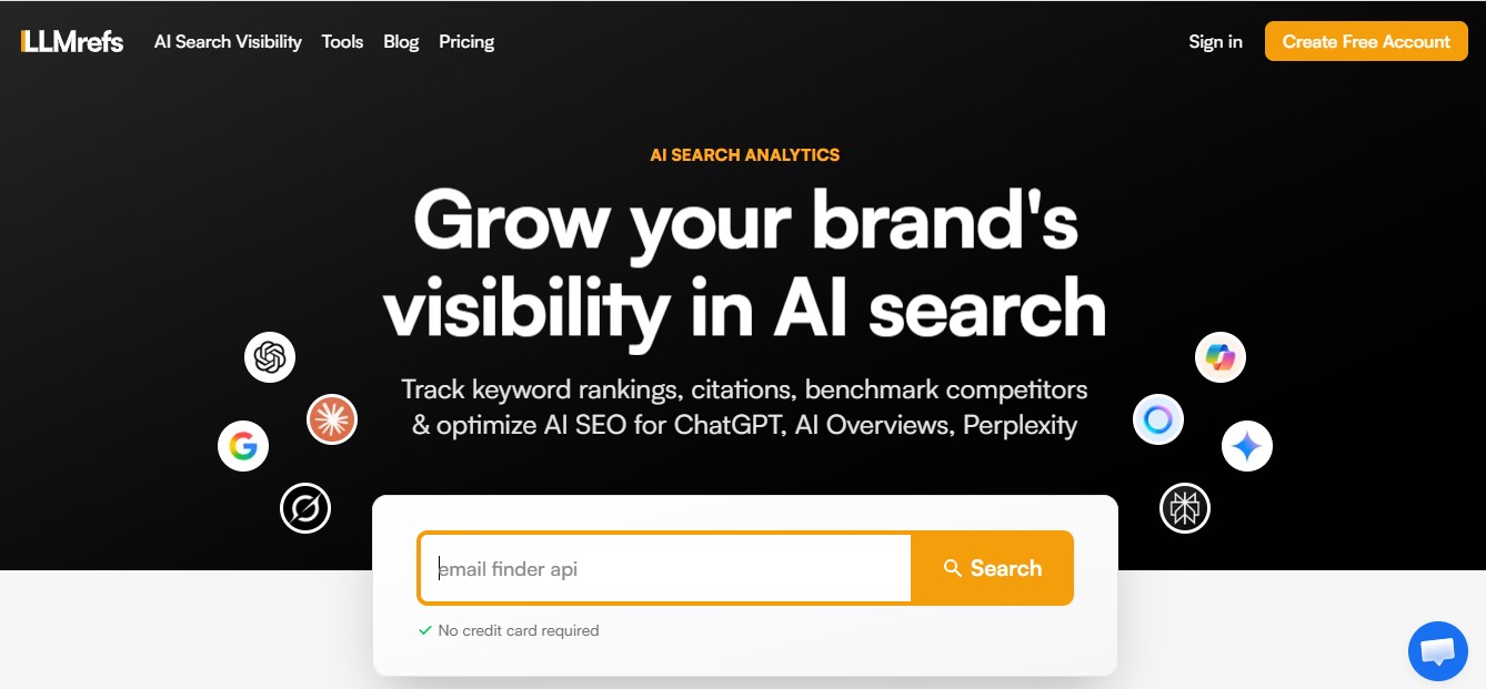 LLMrefs local business AI visibility tracking tools