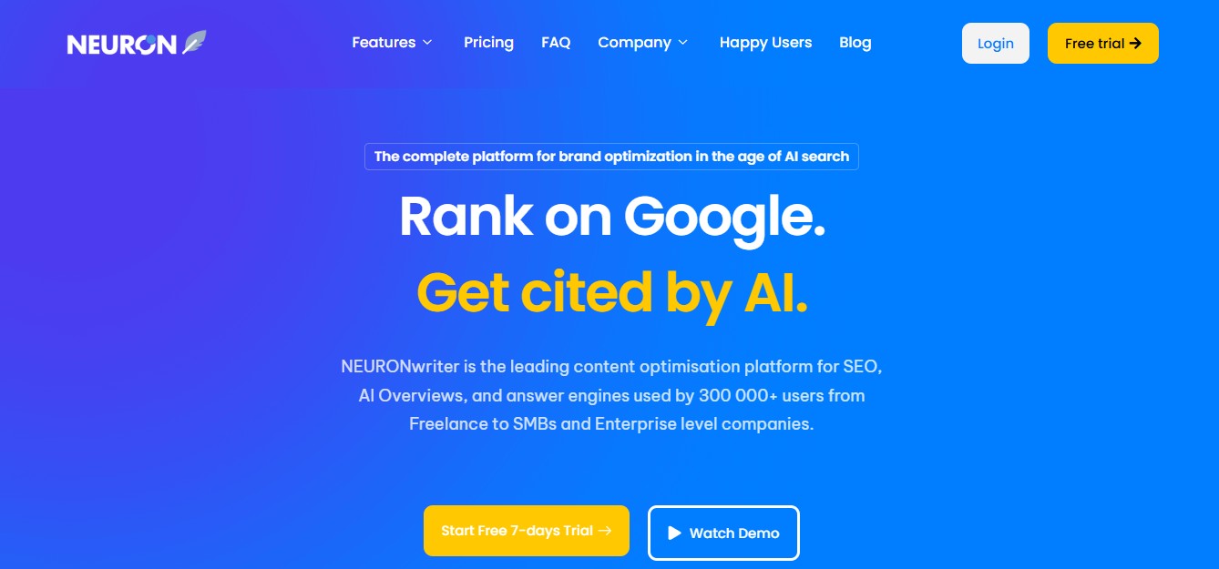 Neuronwriter SEO Content Optimization Tools for Agencies
