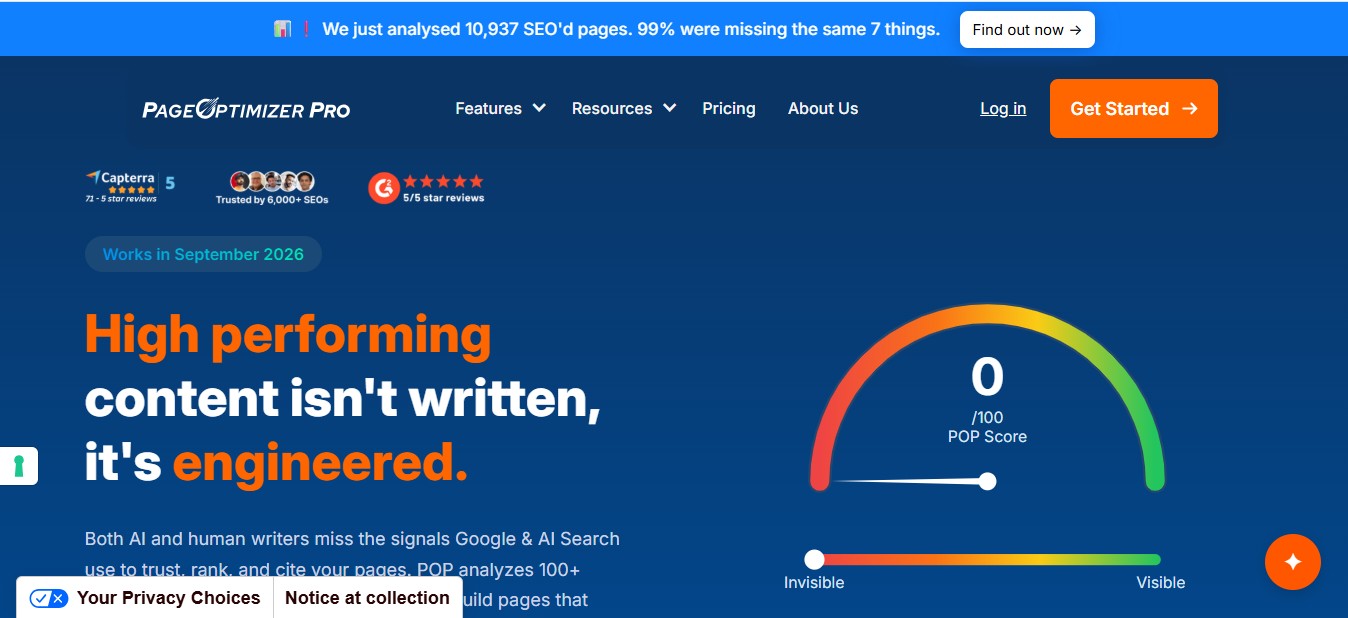 Pageoptimizer SEO Content Optimization Tools for Agencies