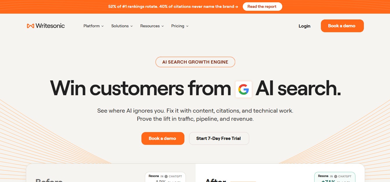 Writesonic SEO Content Optimization Tools for Agencies