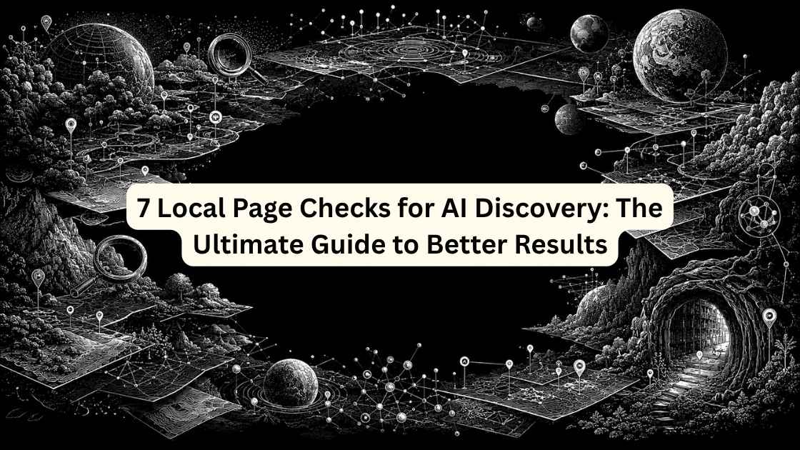7 Local Page Checks for AI Discovery: The Ultimate Guide to Better Results