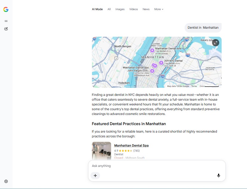 Local Businesses in AI Overviews