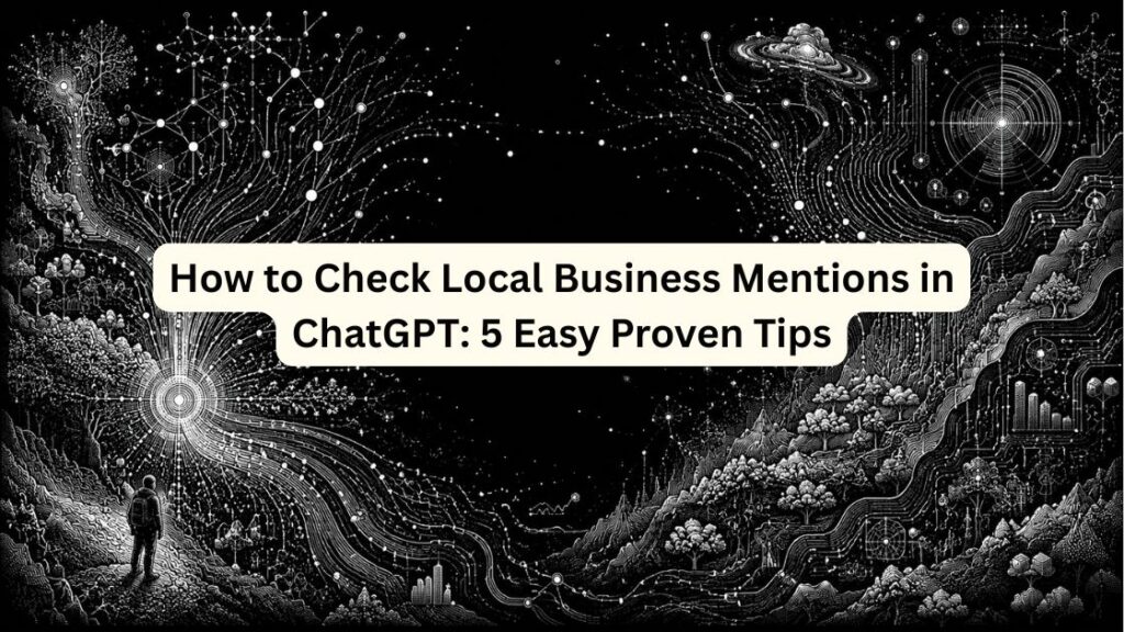 How to Check Local Business Mentions in ChatGPT 5 Easy Proven Tips