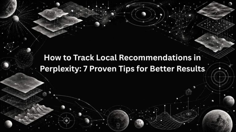 track local recommendations in perplexity